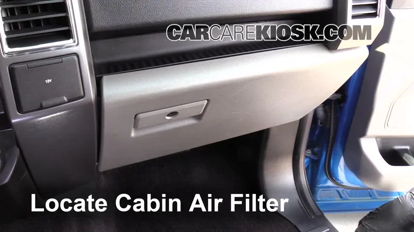 2015 Ford F-150 XL 2.7L V6 Turbo Extended Cab Pickup Filtro de aire (interior)